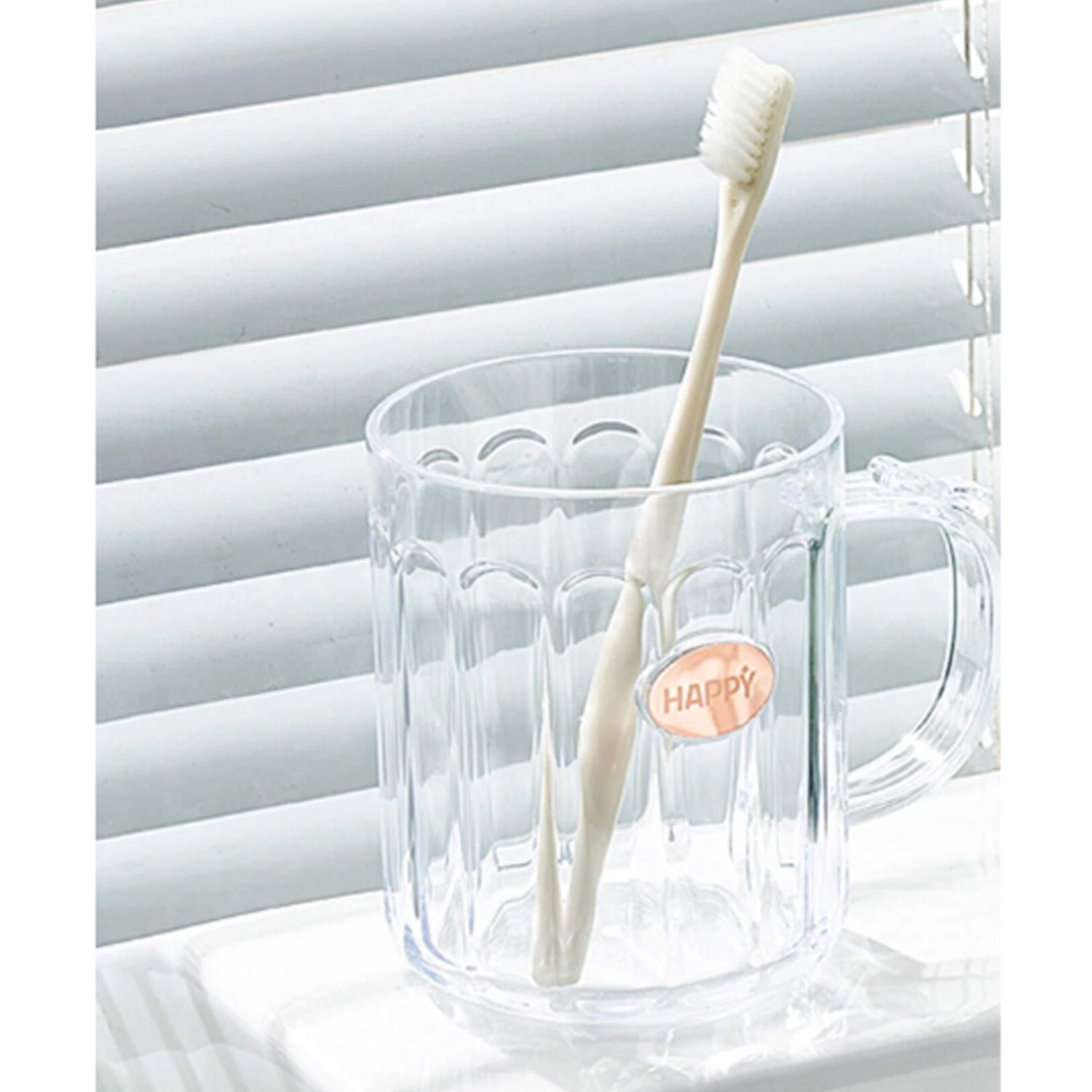 4290 Multi-Purpose Plastic Cup, Toothpaste Holder Bathroom Cup Bathroom Cup With Slot Handle Mug Environmental Friendly Festival for Outdoor for Household Gift For Anniversary and Birthday, (1 Pc) 4290 Multi-Purpose Plastic Cup, Toothpaste Holder Bathroom Cup Bathroom Cup With Slot Handle Mug Environmental Friendly Festival for Outdoor for Household Gift For Anniversary and Birthday, (1 Pc)